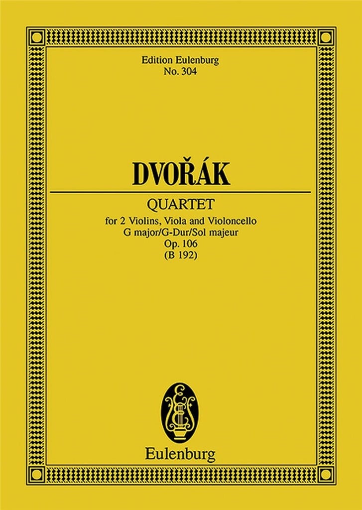 String Quartet G major op. 106 B 192